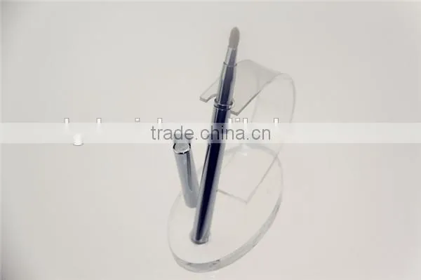 Beauty silver Retractable lip brush single brush for lip decoration China factory