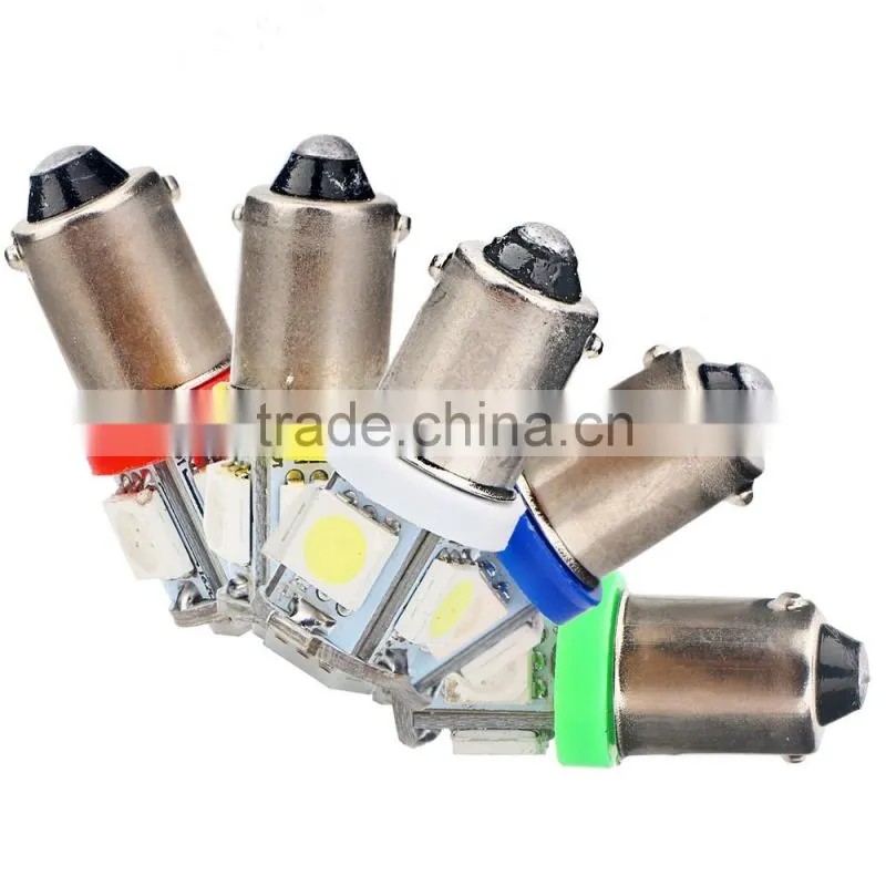 Multi-color 12volts ba9s 5050 5smd led auto lamp
