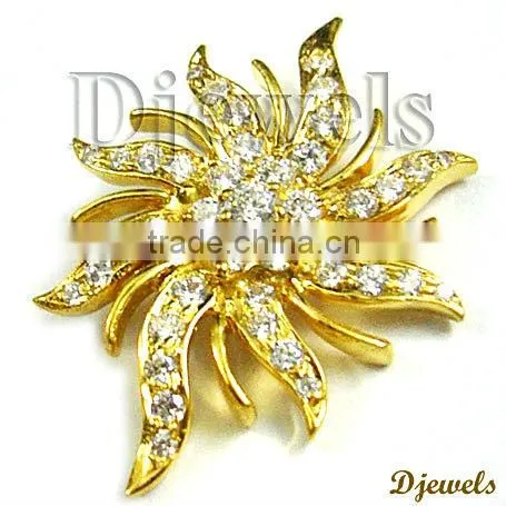 Diamond Gold Pendants, Bridal Pendants, Pendant Jewelry