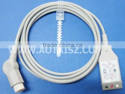 HP 3-LD Trunk ECG Cable