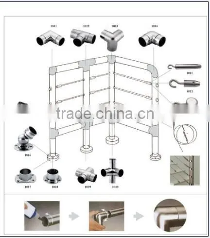 Stainless Steel tube Connectors in pipe fitting SS304/316