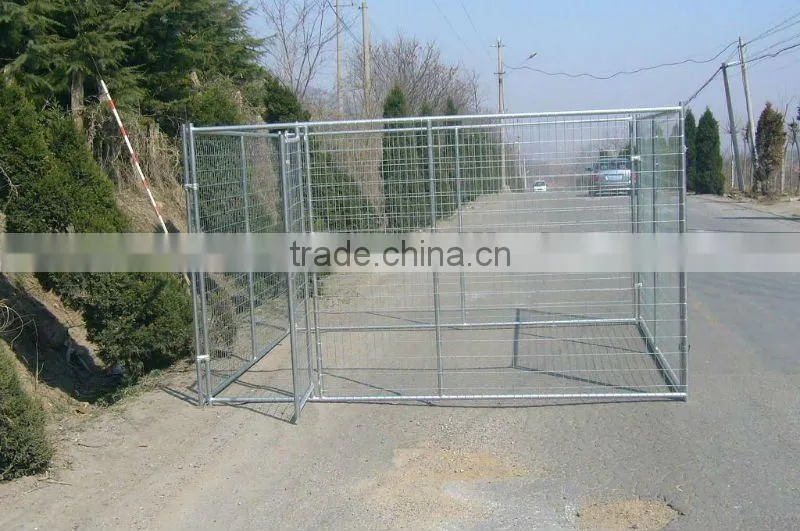 galvanized big outdoor dog cage