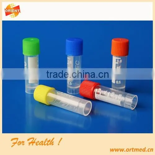 laboratory consumables sterilized cryo tube with screw cap