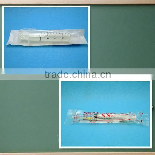 medical syringes of all sizes