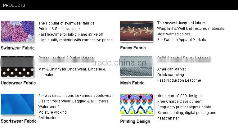 100% polyester fabric both printed and dyed