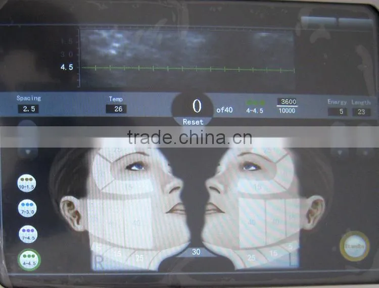 EVERSUN Hifu laser beauty machine with 3 transducer in different frequency HIFU technology USA HIFU Korea HIFU technology