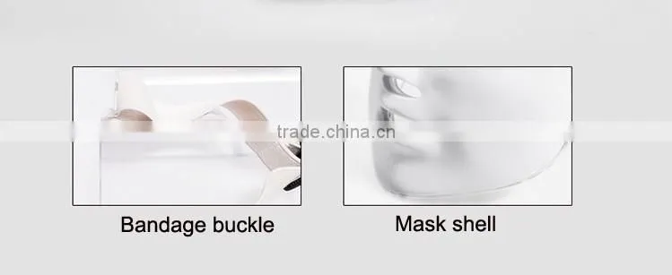 PDT led beauty light mask facial mask for skin rejuvenation equipment skin mask Photon mask 3 Colors Lights for home use