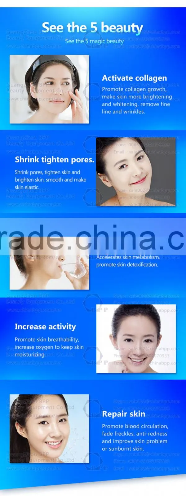 Factory wholesale home use skin rejuvenation led face mask