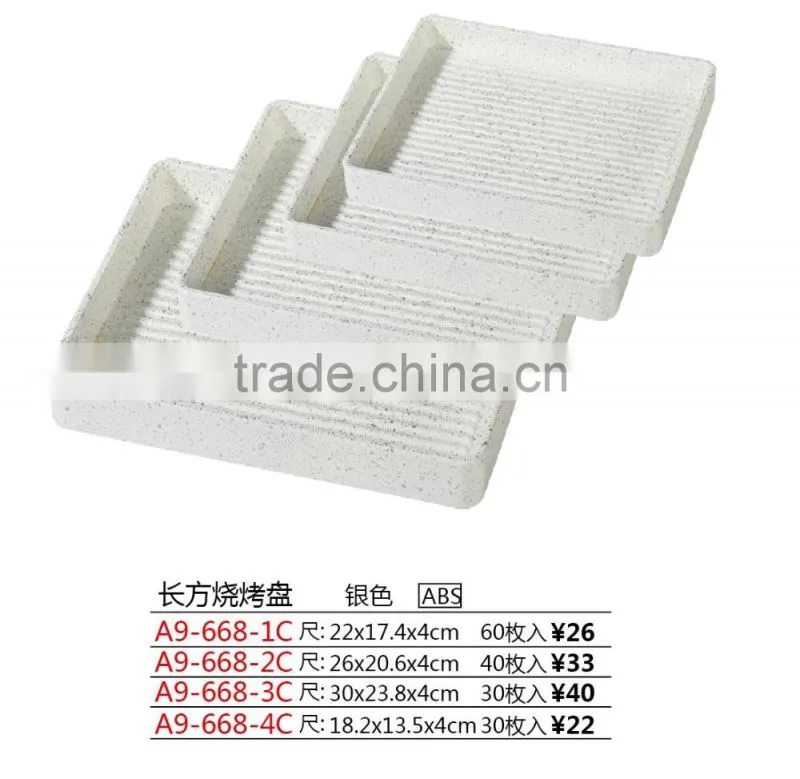 plastic barbecue tray