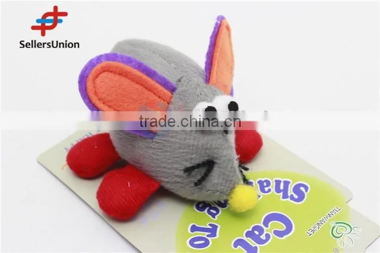 No.1 yiwu exporting commission agent wanted lovey mouse plush toy for cat