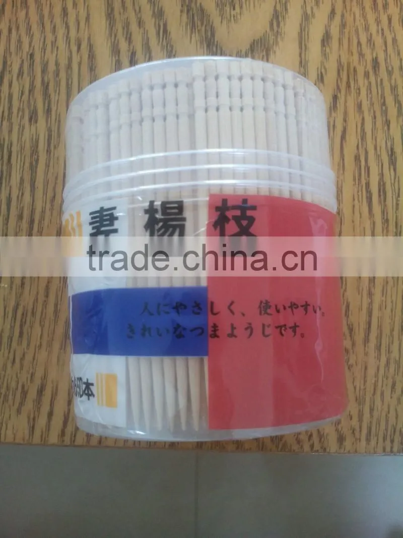 Disposable Double-point Toothpicks in Transparent Soft Tube