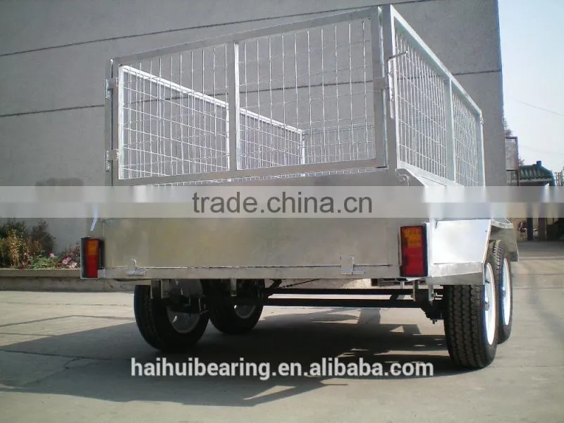 8*5 & 10*5 tandem box trailer with cage