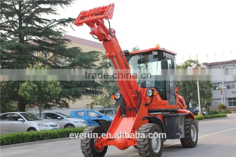 Boom Loader Telescopic Wheel Loader with Quick Coupler, 4.2M reach