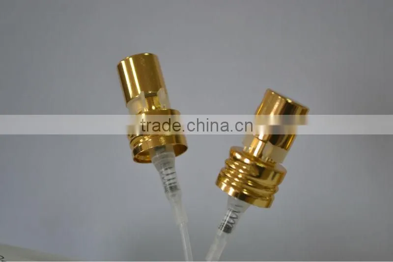 Crimp parfum spray pump for glass bottle 15/400