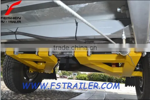 New hard floor camper trailer with tent for sale