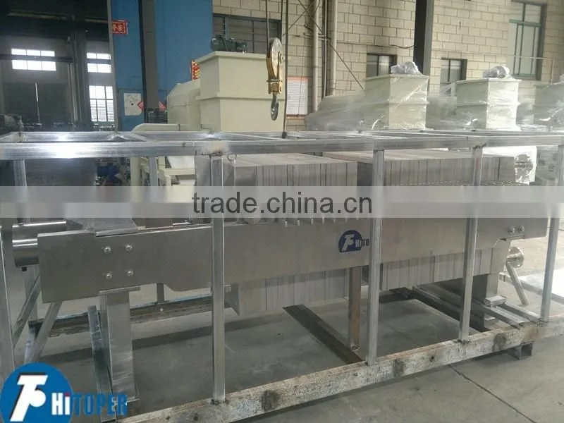 separation technologies in food industry, stainless steel plate and frame filter press