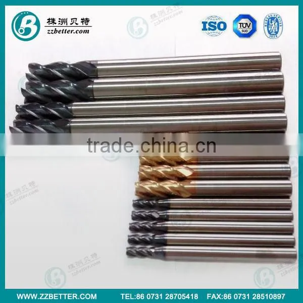 square ended milling cutter