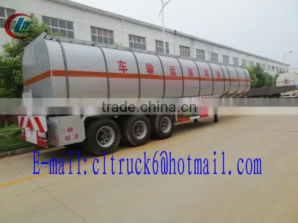 38m3 Edible Oil Semi Trailer Truck 3 Axles