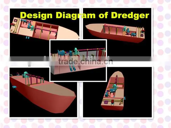 100cbm Auto self loading&discharge sand suction hopper dredge sale