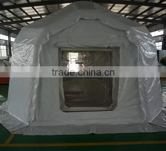 Long serve life inflatable military army medical tent, inflatable field hospital tent