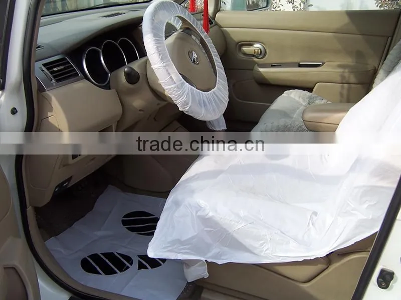 Disposable plastic car series 5 in 1 set for car