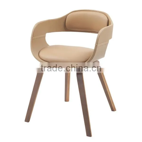 BAR00004 PU Wood Chair, Bar Chair, House Furniture