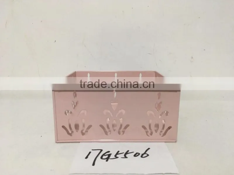 wholesale new sign rectangle home garden deco shenzhen a zinc coated wide flower pot