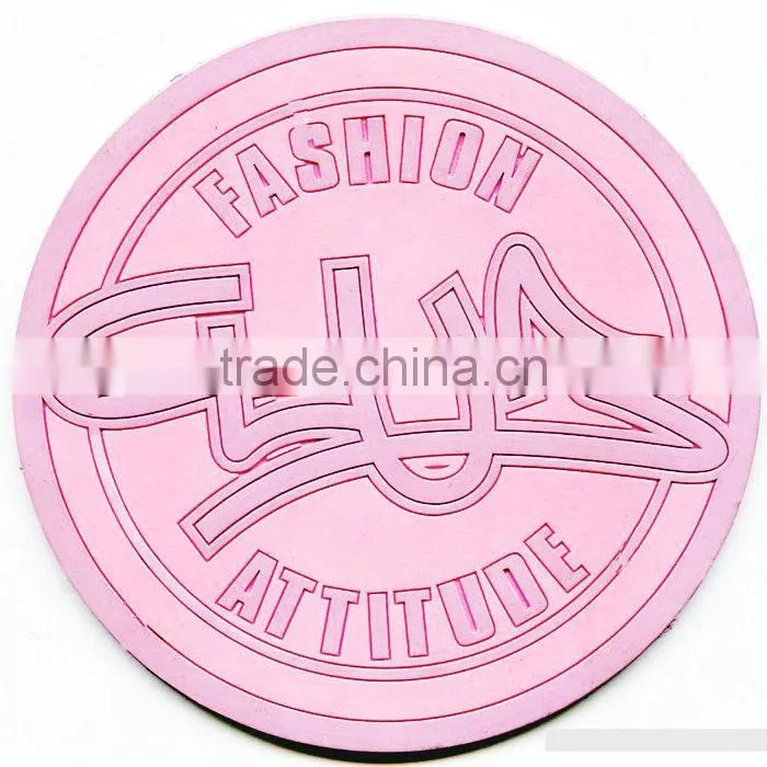 Logo Die Cut 3D Green Soft pvc coaster