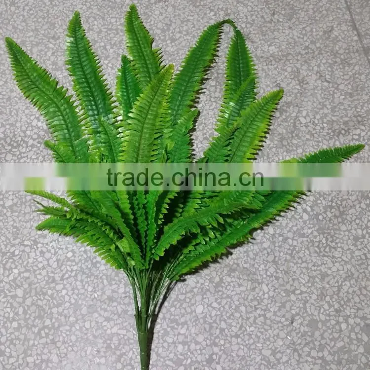Artificial fern plants with Class A fire protective