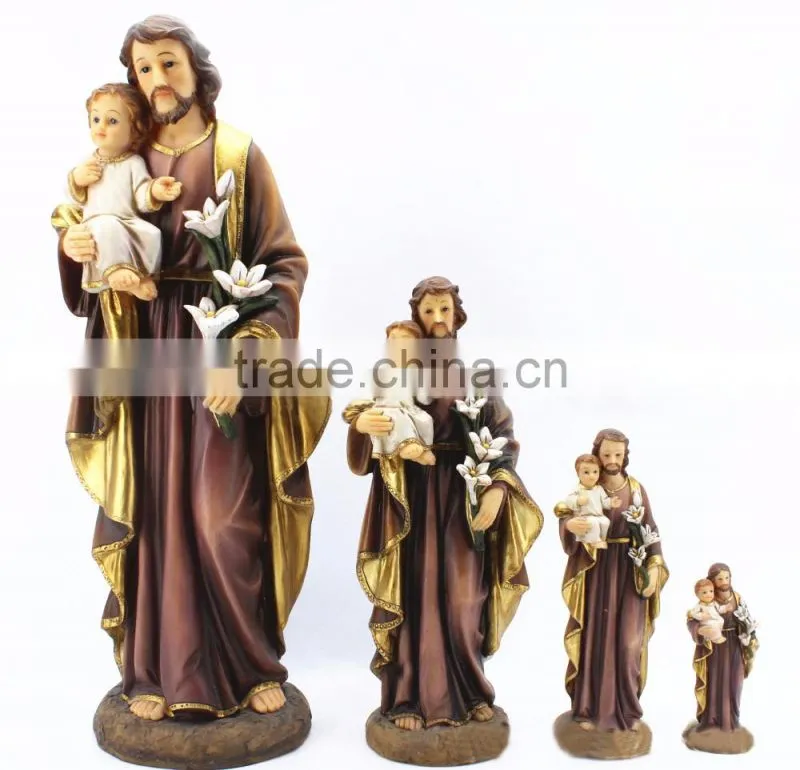 Religious Christian ceremony baptism mary crucifix cross figurine
