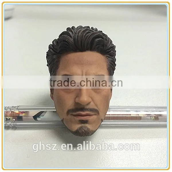 1 6 ironman 3 movie character Robert Downey Jr.head sculpture
