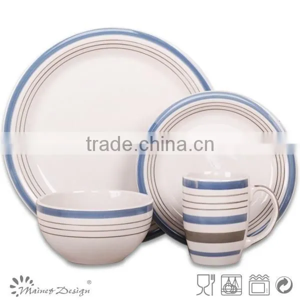 16pcs handpainting stoneware dinnerware