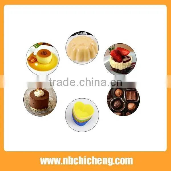 6 Pcs Silicone Cup Muffin Pan Mini Muffin Mould Cake Baking Tray Silicone Cupcake Molds