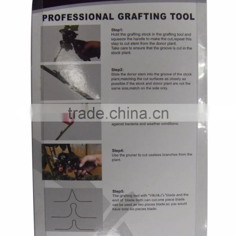Garden Grafting Machine Set Pruning Shears Pruners Scissors Tree Cutting Tool