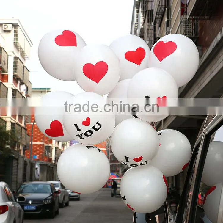 Printing Decoration Pearlized Metallic Party Latex Balloon, Inflatable Rubber Balloon Wedding Stag Decoration Balloon