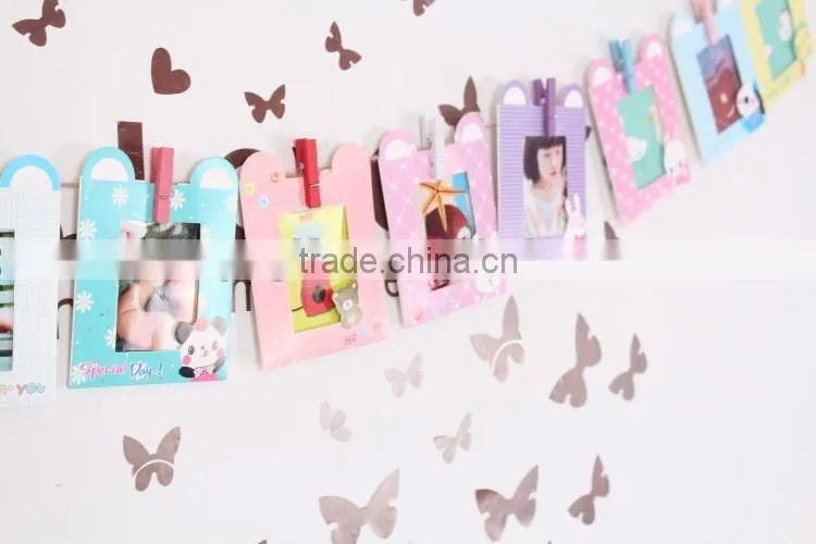 10pcs/set 3Inches Fancy Wall Hanging Baby Photo Picture Frame