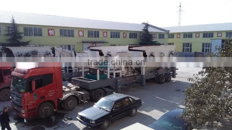 2016 Good Quality Mobile Stone Crusher Plant for Rock Sand