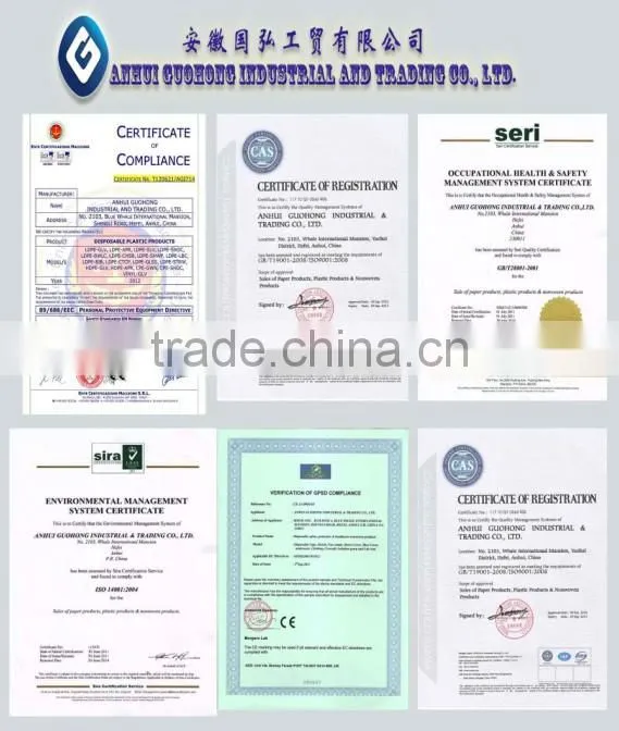 White color Microporous non-woven work disposable coverall