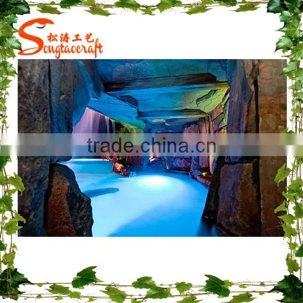 Artistic artificial waterfall fountain garden decorative landscape artificial waterfall fountain