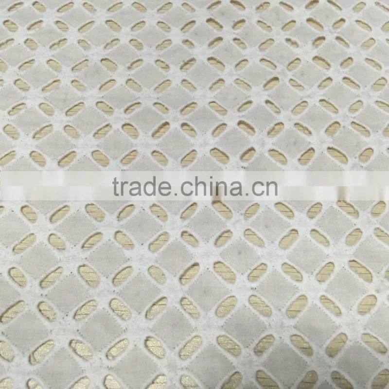 burn out cotton lace fabric for dress