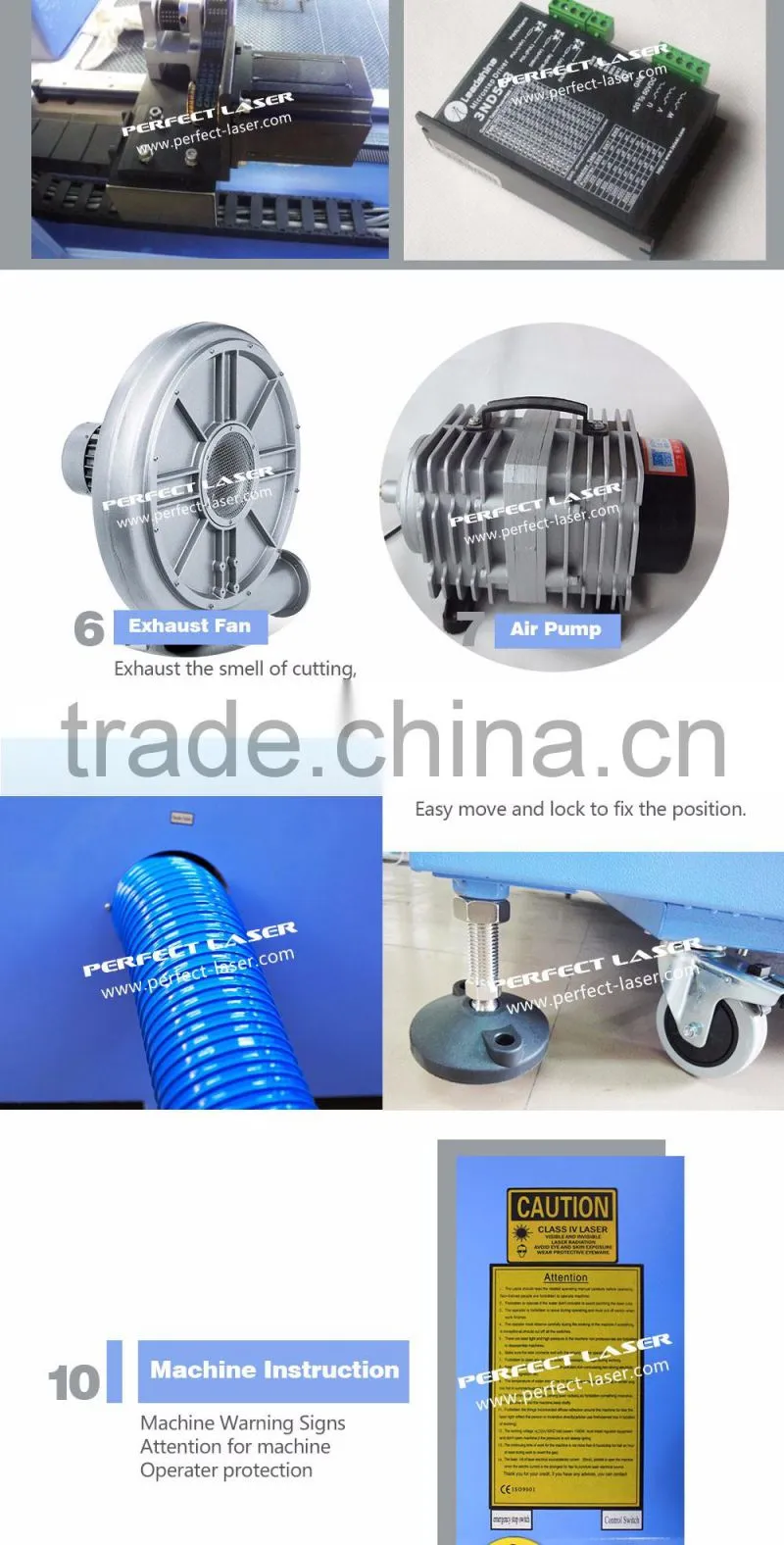 Perfect Laser PEDK-130180 100W Laser Engraving Machine with CE