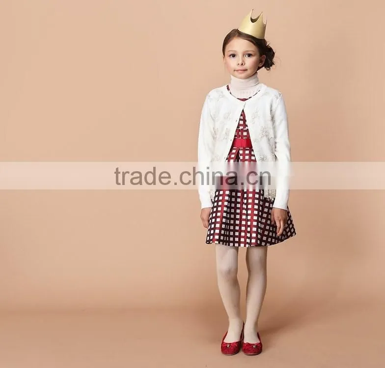 2017 high quality one piece design spring summer short sleeve baby girl party dress children frocks designs