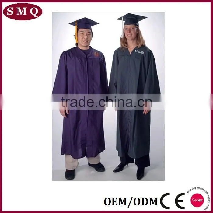 Hot sale academic regalia graduation cap and gown