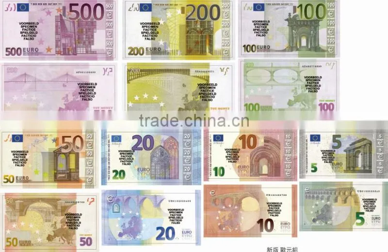 EUR money bill education math toy for class