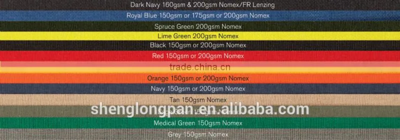 Spunlace non-woven FR aramid fabric