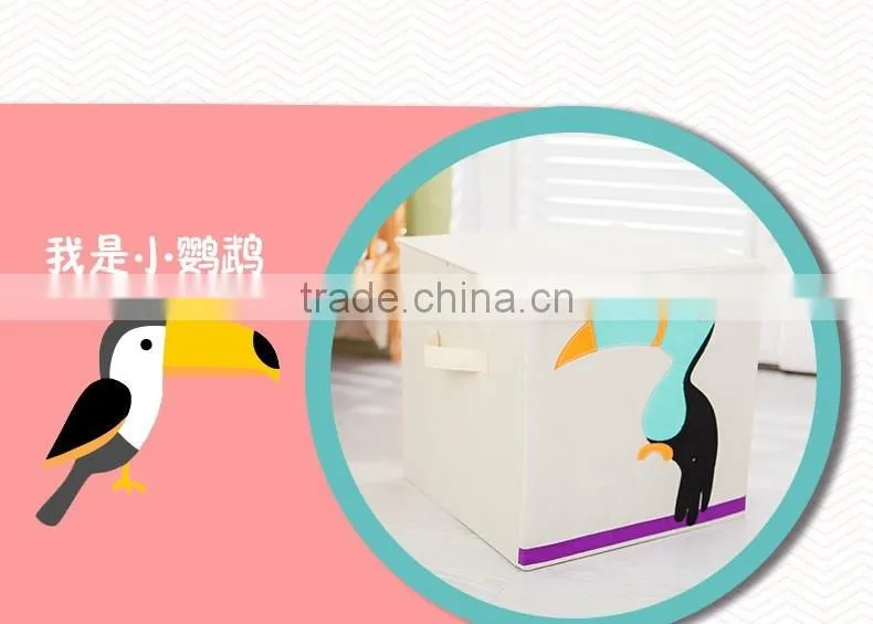 cotton canvas storage bin /box for toy organizer