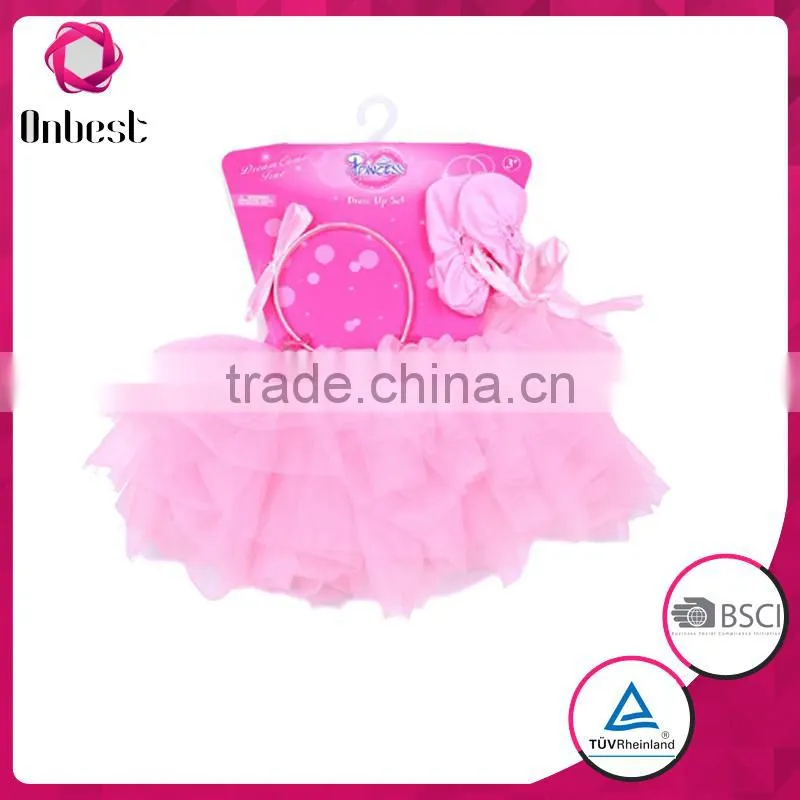 2016 New Arrival Chiifon Tutu Dress Girls Dresses Baby TUTU pink Party long dress for kids
