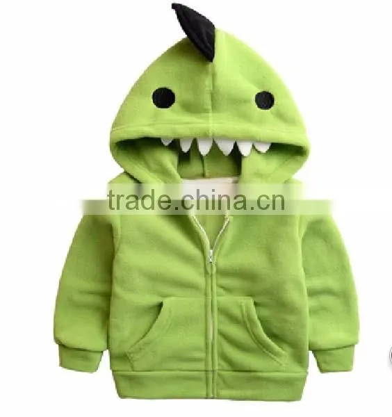 winter fleece hooded baby romper with zipper