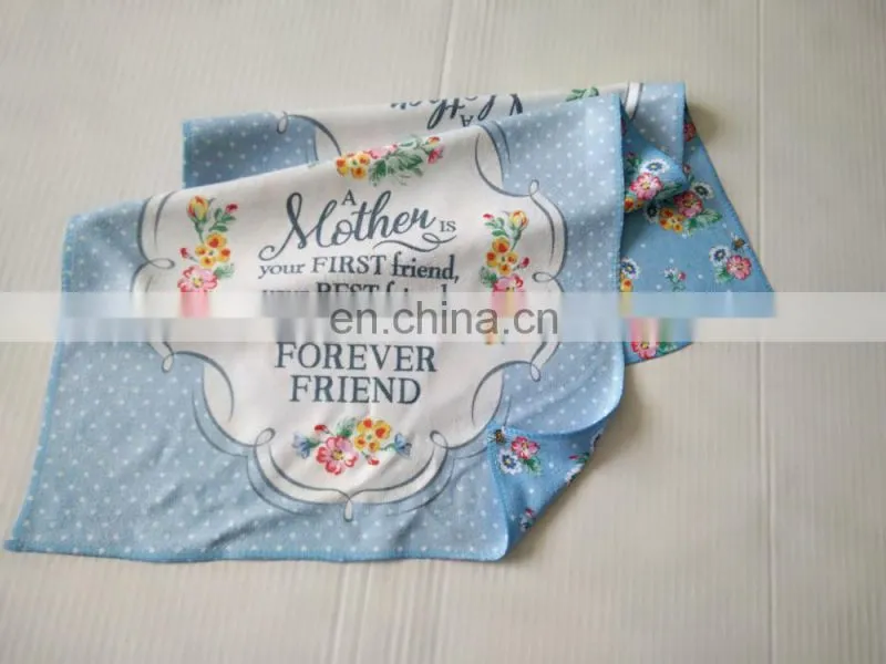2sides custom printed microfiber cleaning tea towel for Advertisement and Gift