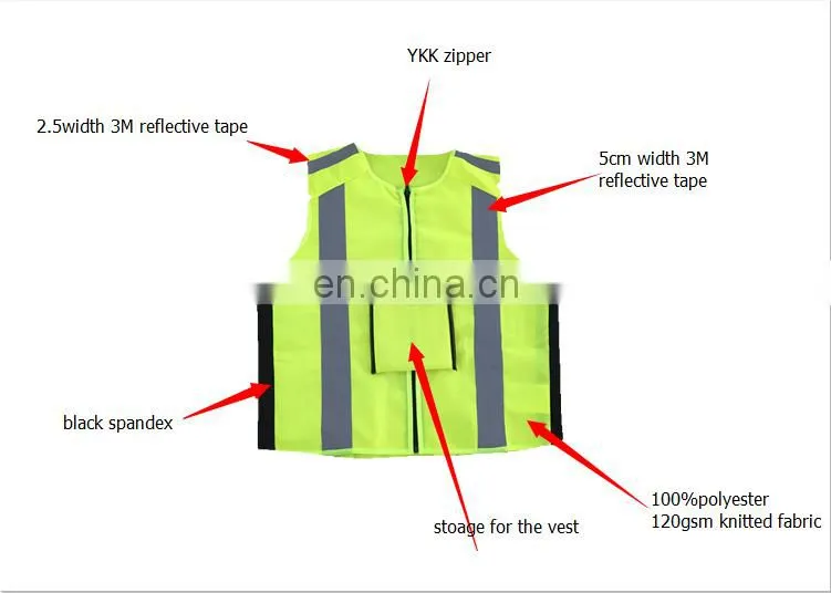 100%Polyester Promotional High Quality Reflective Biker Jackets